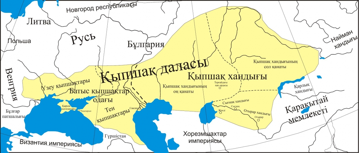 Евразийские территории кыпчаков, конец XI-н. XII веков, автор Adaykz