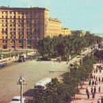 Новосибирск, Красный проспект, 1960-е годы (автор фотографии И. Моторина)