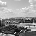 Вид на площадь Ленина с крыши Оперного театра
