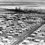 Новосибирск, строительство ГЭС, конец 1950-х годов