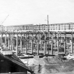 Новосибирск, строительство кузнечного цеха инструментального завода, 1962 год