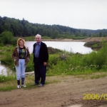 Река Касьма - правый приток Ини у посёлка Хрестиновского, Новосибирская область