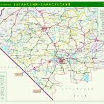 Новосибирская область, Баганский и Карасукский районы, начало XXI века, физическая карта