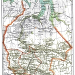 Тобольская губерния, карта конца XIXека