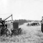 Новосибирск, испытания комбайна, 1931 год