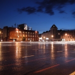 Новосибирск, Площадь Ленина ночью, 2010-е годы
