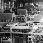 Новосибирск, в машинном зале ТЭЦ-3, 1970-е годы