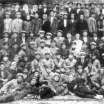 Новосибирск, весь коллектив узлового аэропорта в сборе, 1934 год