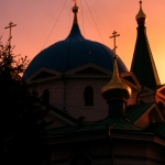 Новосибирск, Вознесенский кафедральный собор, ночь, начало 2010-х годов